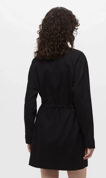 Γυναικείο Utility Φόρεμα-Πουκαμίσα Μαύρο Karl Lagerfeld Jeans A3W13018-999 BLACK