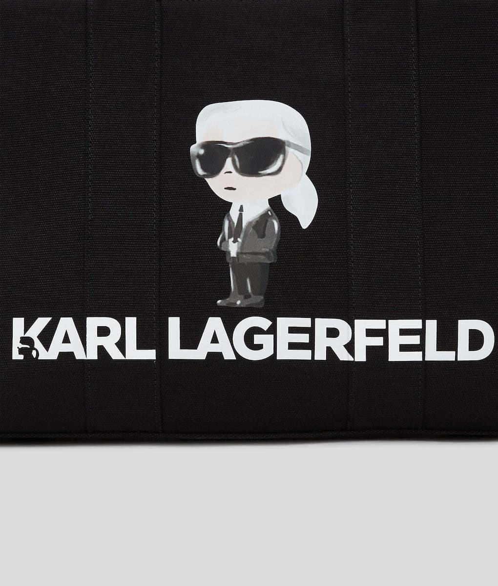 Γυναικεία Ikon Karl Square Tote Τσάντα Μαύρη Karl Lagerfeld A2W50047-999 BLACK