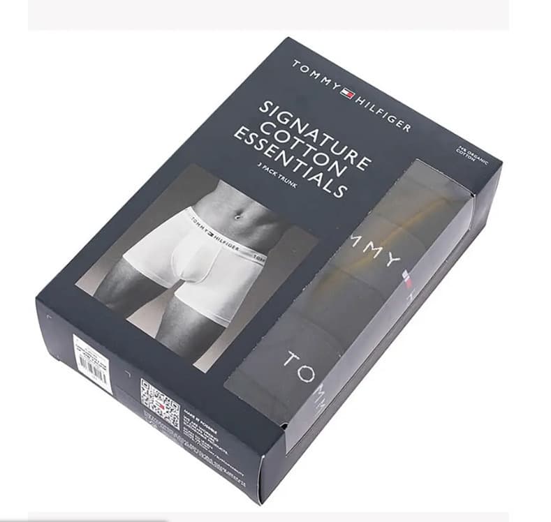 Ανδρικό Σετ Μπόξερ 3 Τεμαχίων Μαύρα Tommy Hilfiger UM0UM02763-0TQ