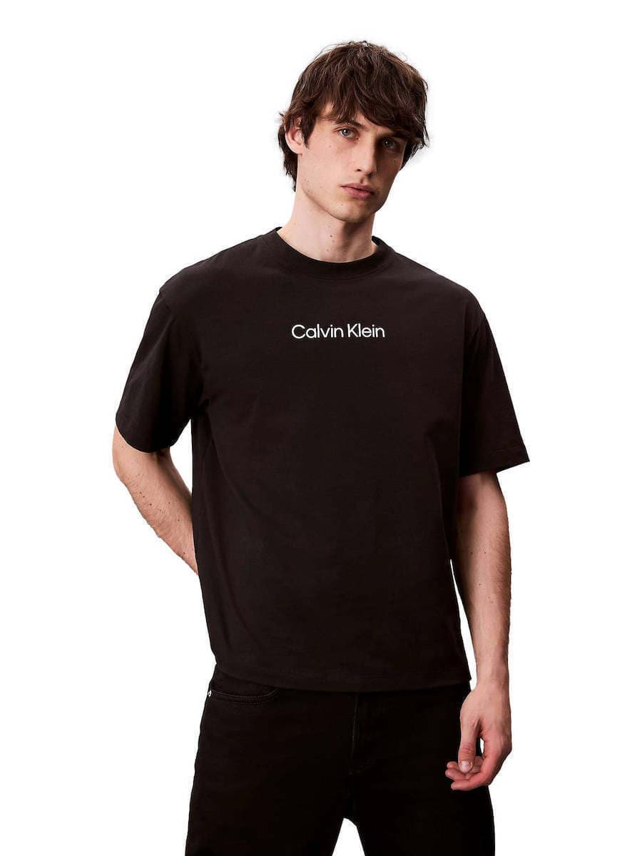 Ανδρικό T-shirt Μαύρο Calvin Klein LV04LD230G-UB1