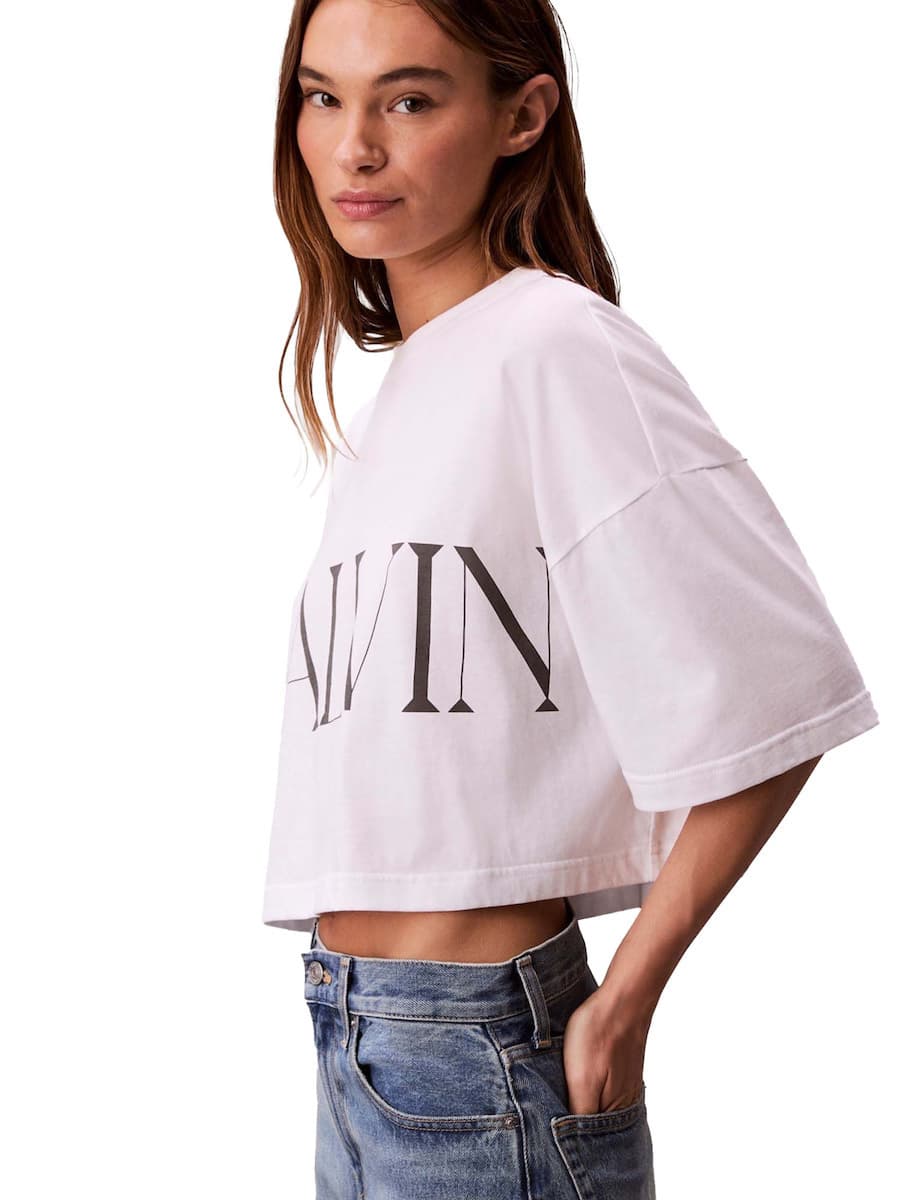 Γυναικείο T-shirt Λευκό Calvin Klein LV047D206G-YAA