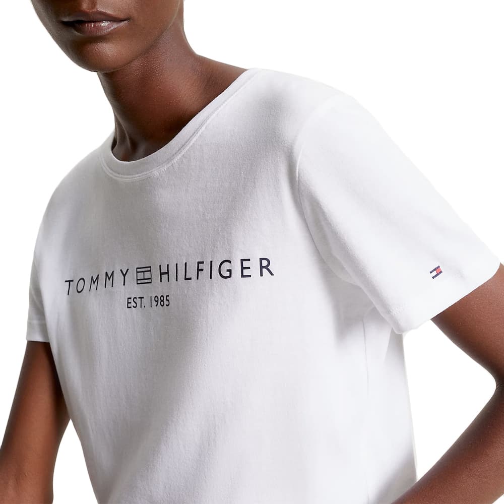 Logo Crew Neck T-Shirt Women Tommy Hilfiger