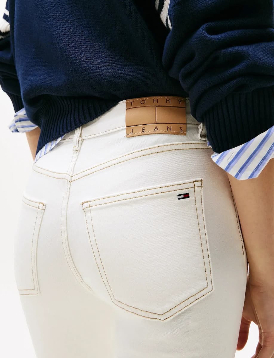 Γυναικείο Slim Lucy Τζιν Λευκό Tommy Jeans DW0DW22163-1D0