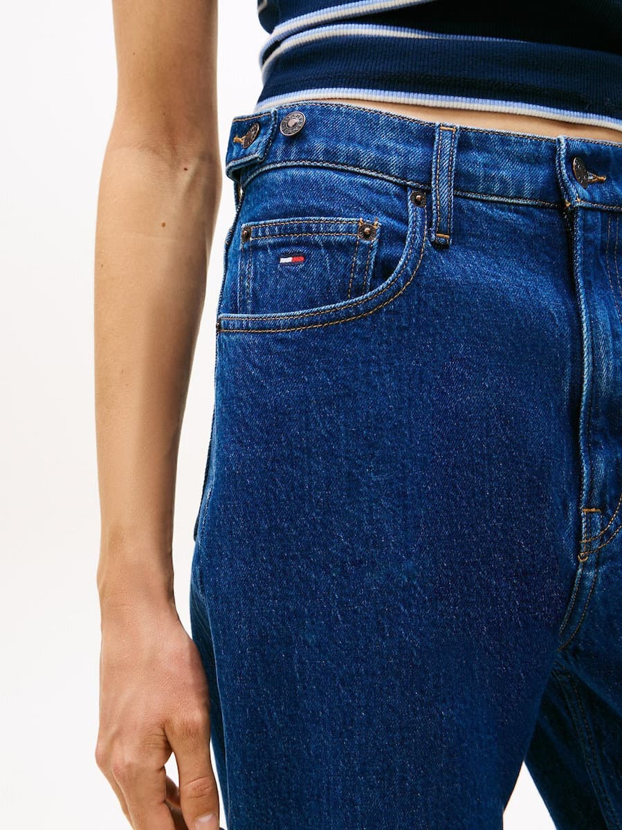 Γυναικείο Mom Τζιν Μπλε Tommy Jeans DW0DW21954-1BK