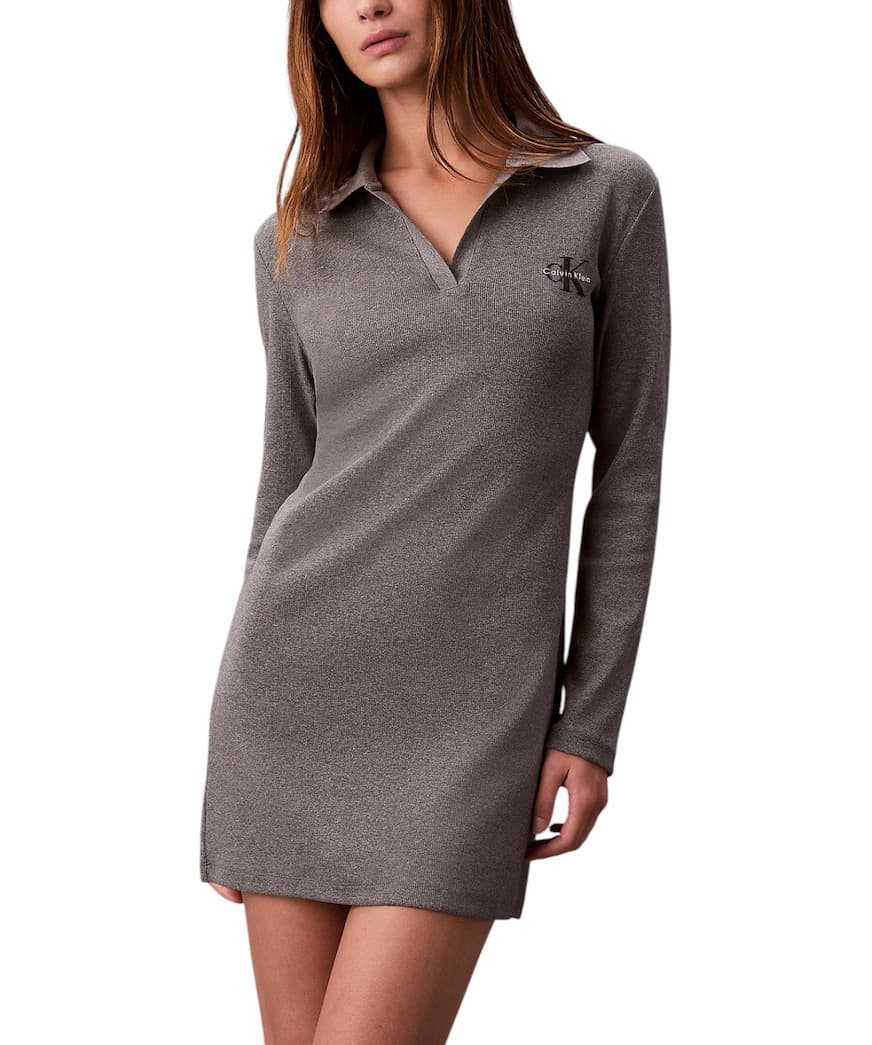 Γυναικείο Polo Φόρεμα Μπλε Calvin Klein LV047D214G-WFO