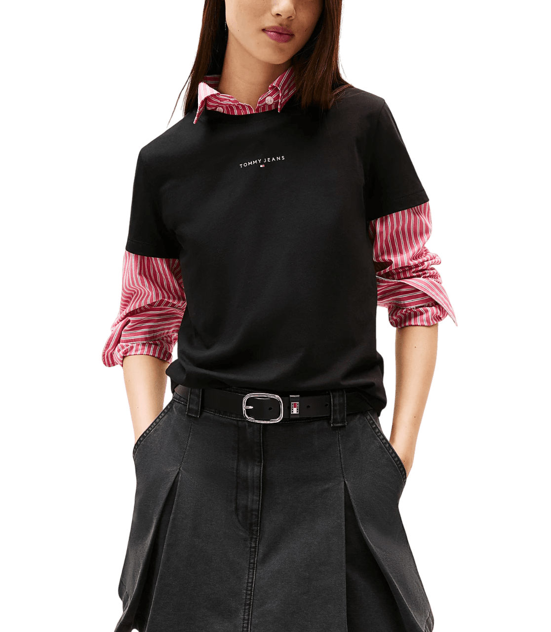 Γυναικείο T-shirt Navy Μπλε Tommy Jeans DW0DW21964-C1G