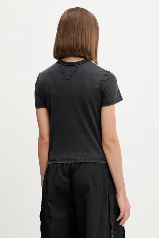 Γυναικείο T-shirt Μαύρο Tommy Jeans DW0DW21533-BDS