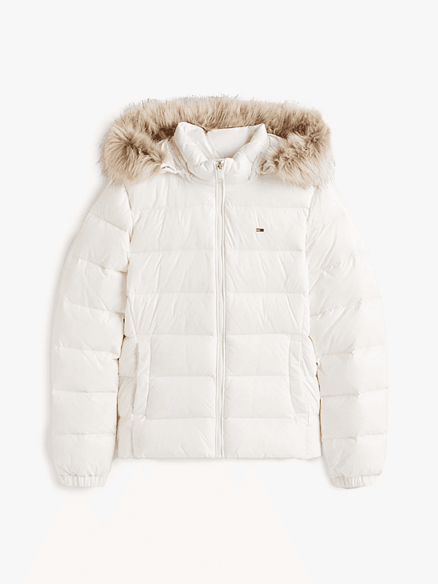 Γυναικείο Μπουφάν Λευκό Tommy Jeans DW0DW18312-YBL