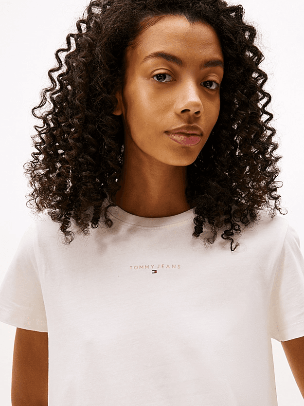 Γυναικείο T-shirt Off White Tommy Jeans DW0DW21964-YBH