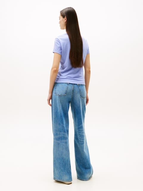 Γυναικείο T-shirt Γαλάζιο Tommy Jeans DW0DW21542-C5Z