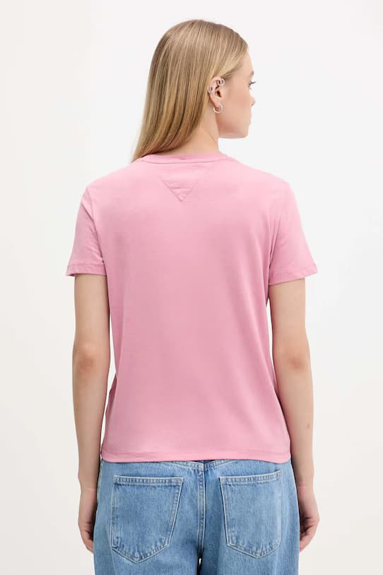 Γυναικείο T-shirt Ροζ Tommy Jeans DW0DW21964-TEE