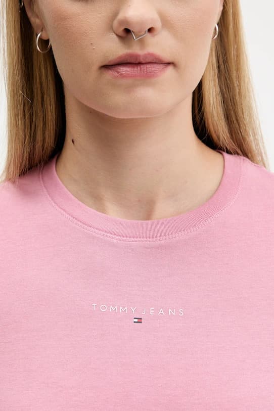 Γυναικείο T-shirt Ροζ Tommy Jeans DW0DW21964-TEE