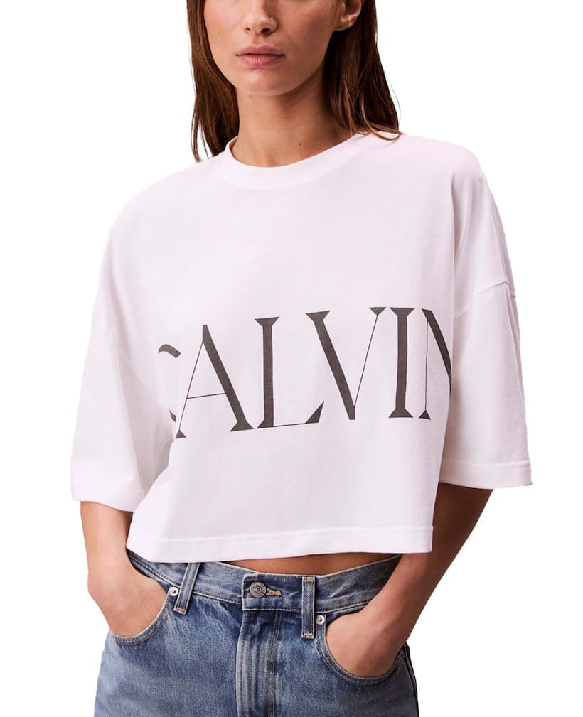 Γυναικείο T-shirt Λευκό Calvin Klein LV047D206G-YAA