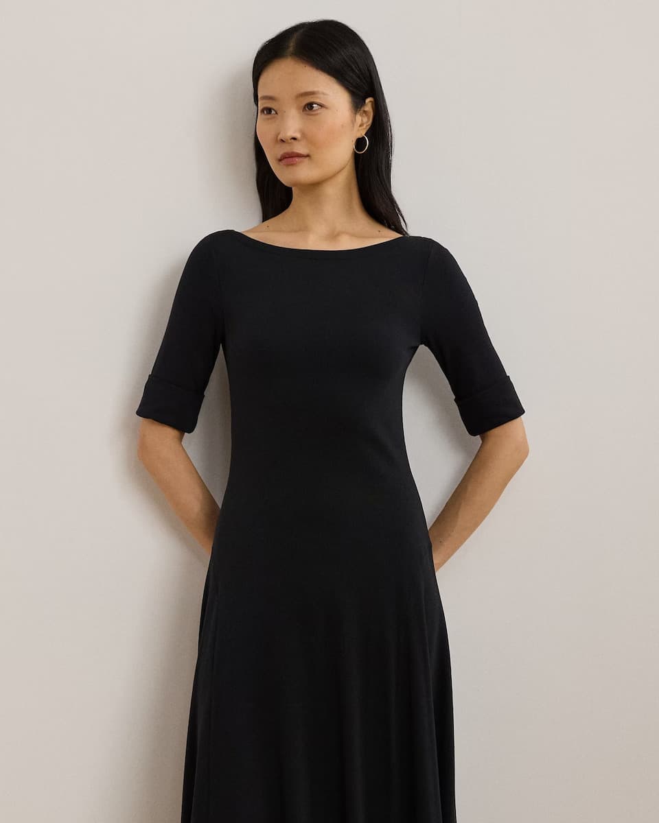 Γυναικείο Munzie Φόρεμα Μαύρο Ralph Lauren 200973599001-001