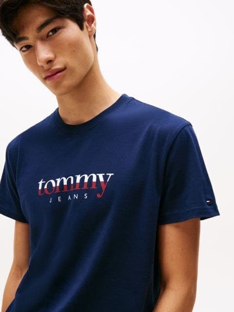 Ανδρικό T-shirt Navy Μπλε Tommy Jeans DM0DM21978-C1G
