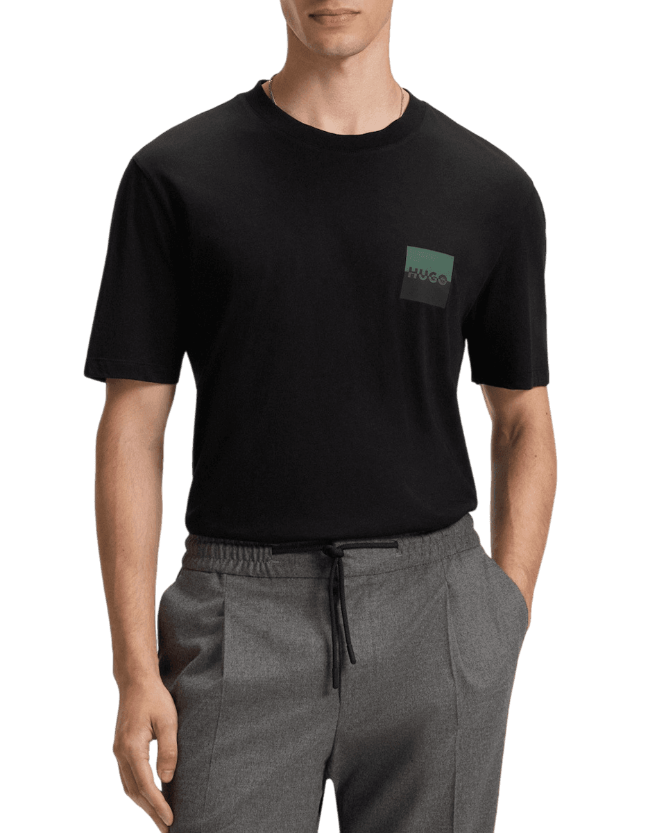 Men's T-Shirts Hugo Black