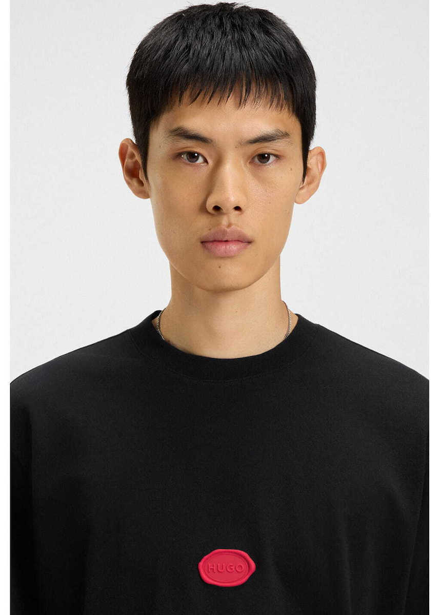 Ανδρικό Divis T-Shirt Μαύρο Hugo 50546716-001
