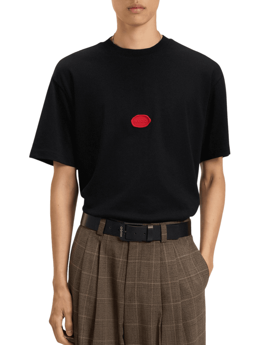 Men's T-Shirts Hugo Black