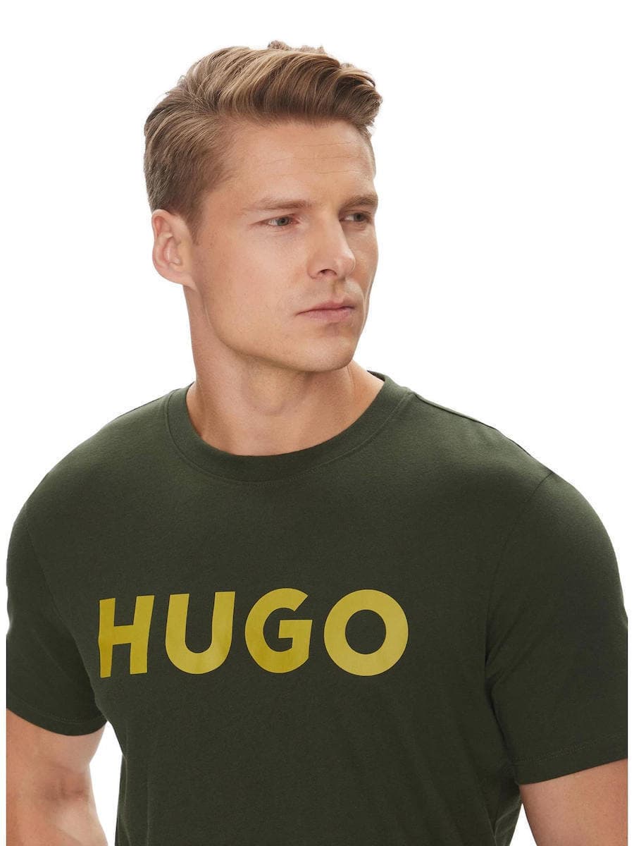Men's T-Shirts Hugo Green