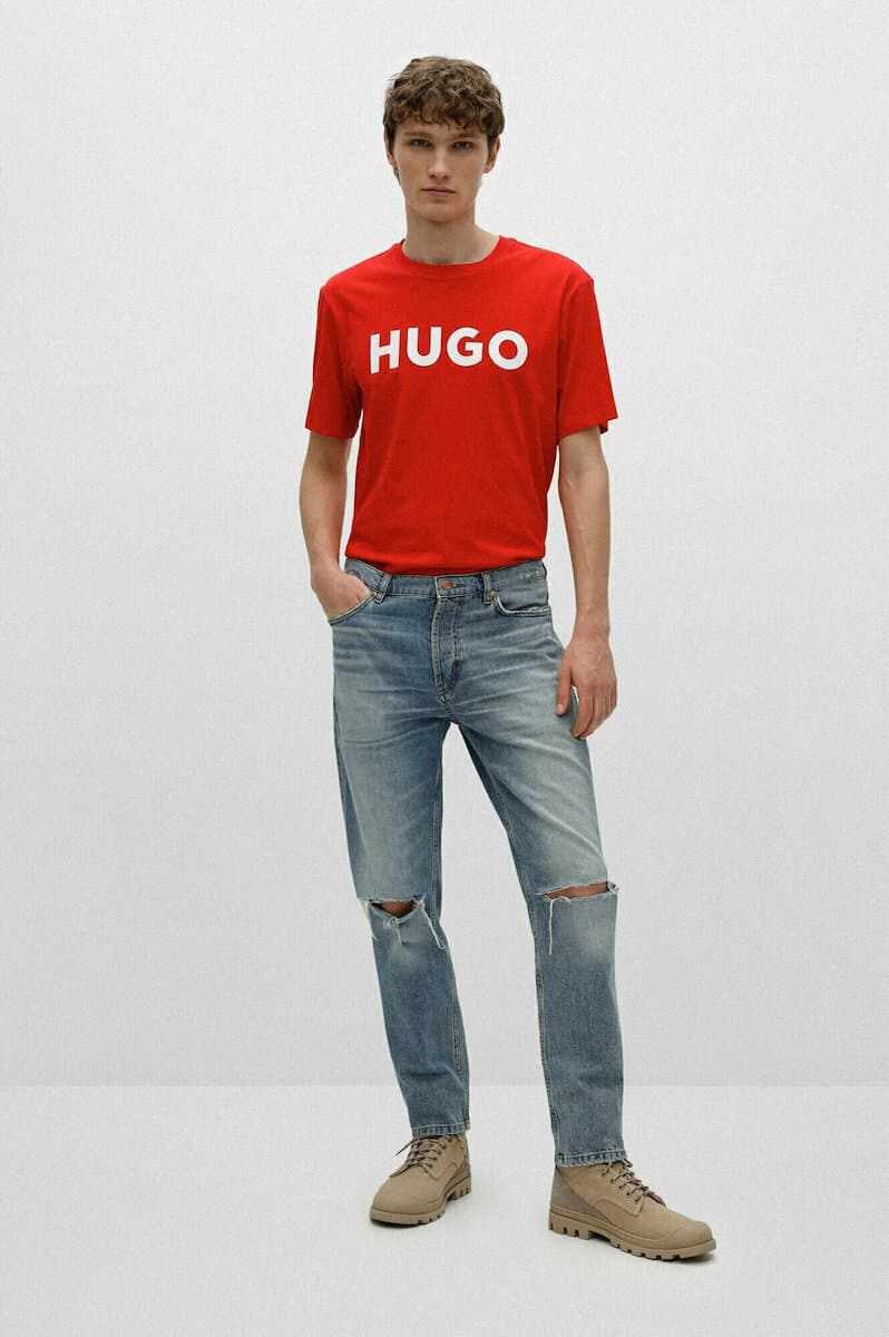 Ανδρικό Dulivio T-Shirt Κόκκινο Hugo 50467556-693