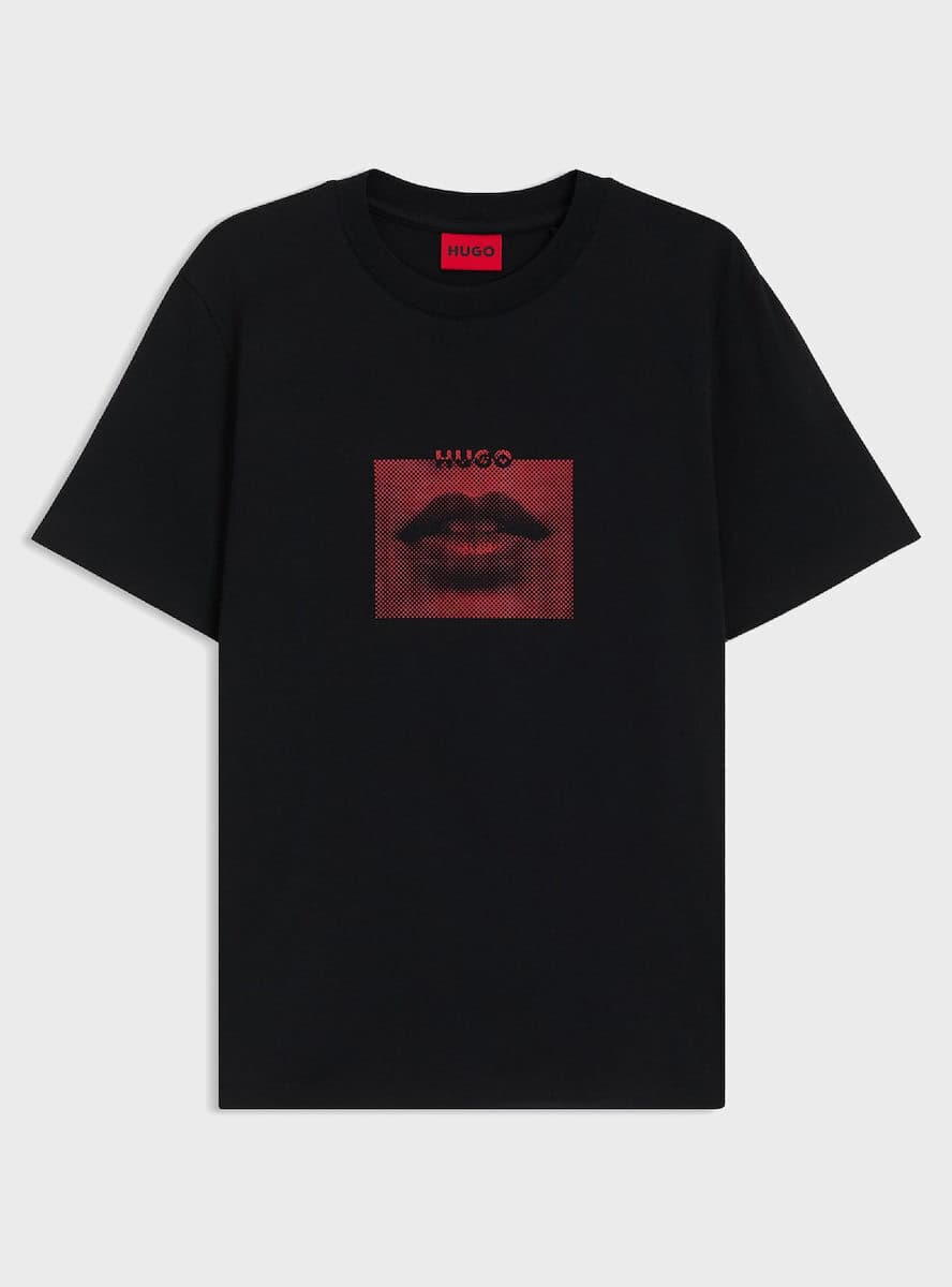 Ανδρικό Deterni T-shirt Μαύρο Hugo 50544496-001