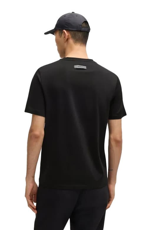T-SHIRT HUGO DIMERTEE BLACK HUGO BOSS