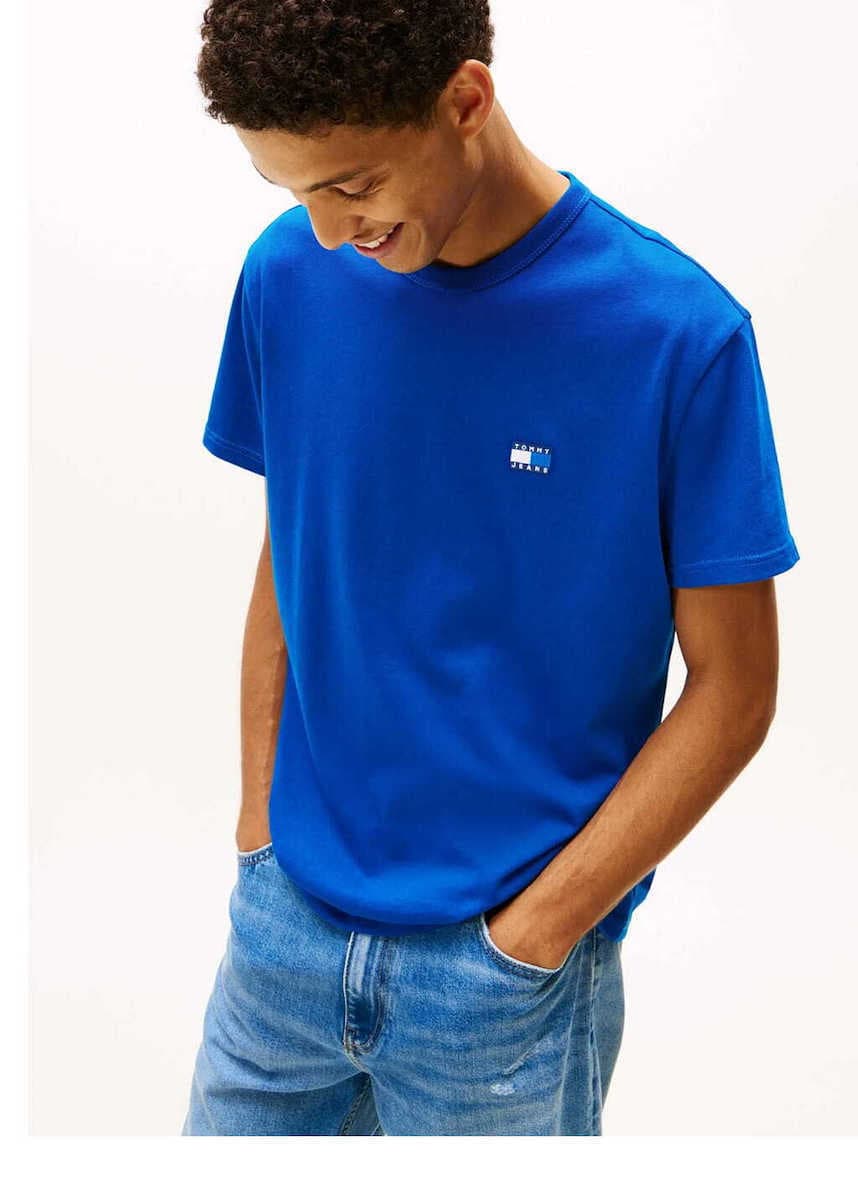 Ανδρικό T-shirt Μπλε Tommy Jeans DM0DM20322-0GZ