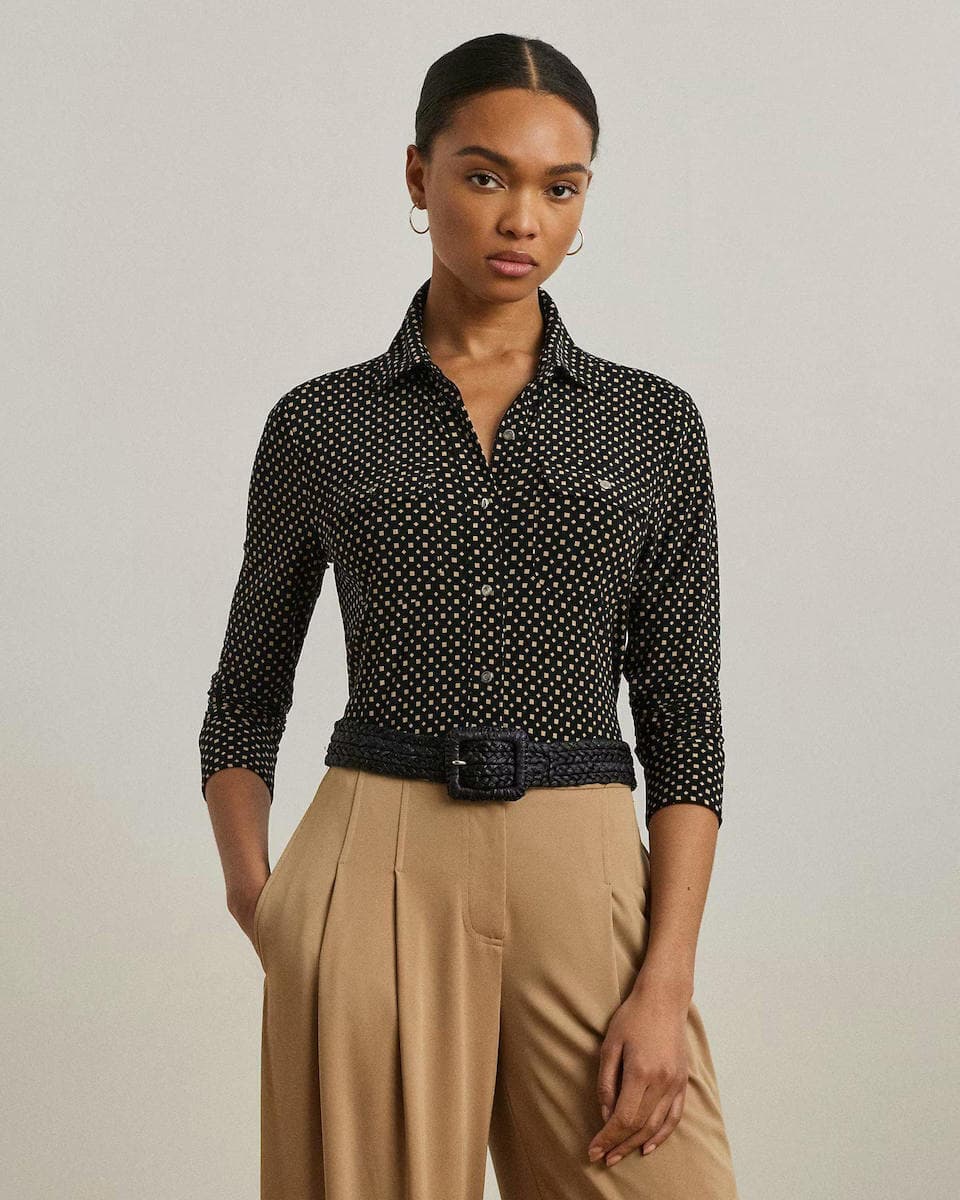 Γυναικείο Corwin Πουκάμισο Μαύρο Ralph Lauren 200971090001-001