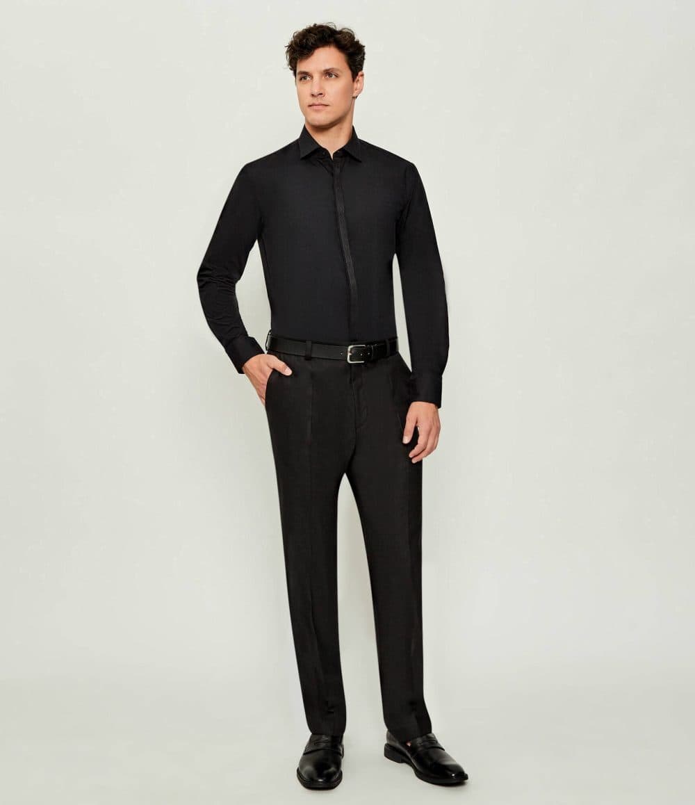 Ανδρικό Keidi Πουκάμισο Μαύρο Hugo 50549775-001