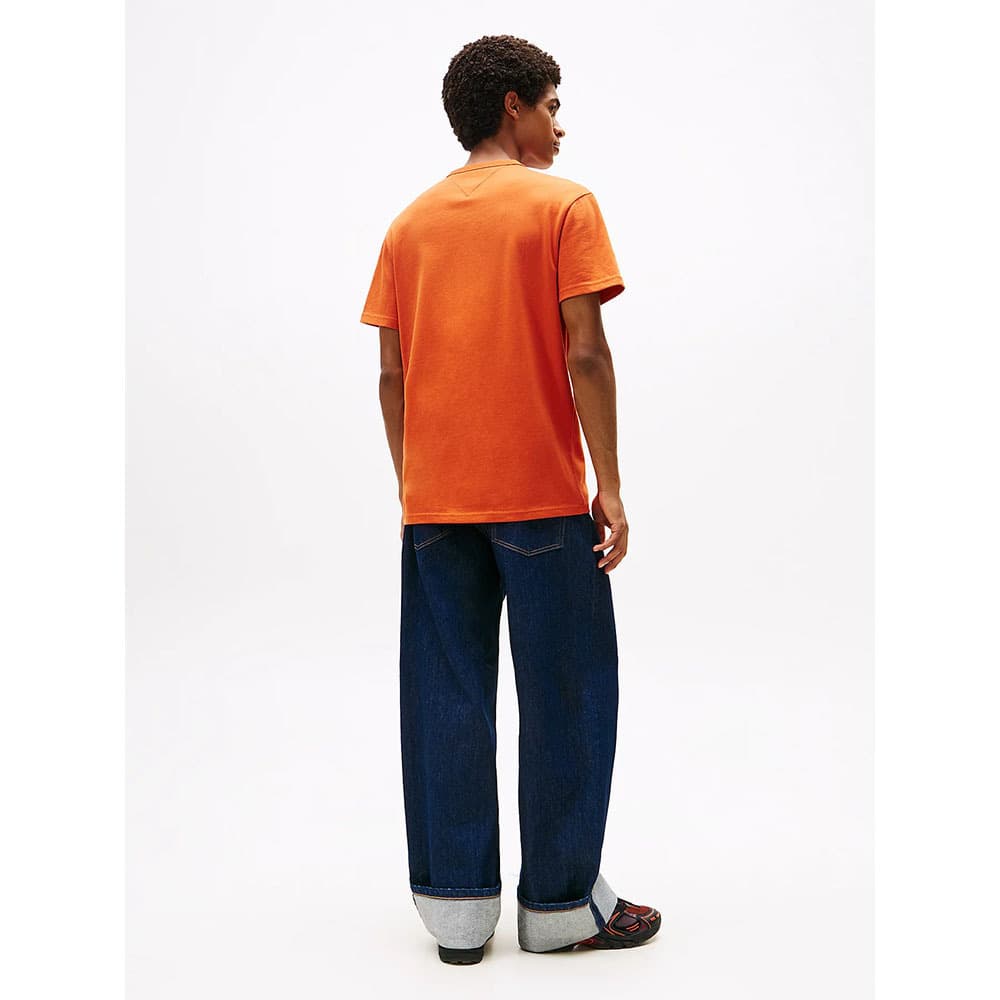 Ανδρικό T-shirt Πορτοκαλί Tommy Jeans DM0DM20322-0JG