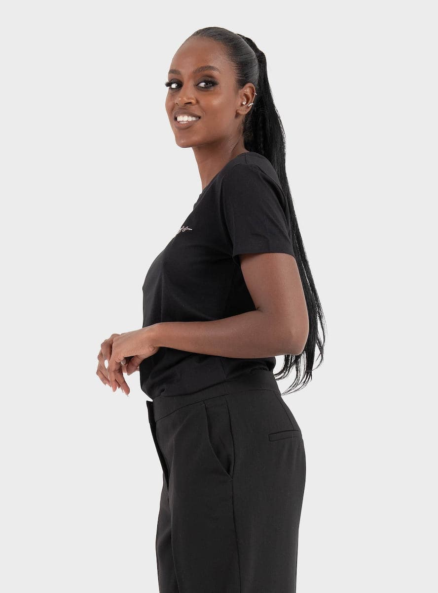 Γυναικείο C_Esogo 4 T-shirt Μαύρο BOSS 50549184-001