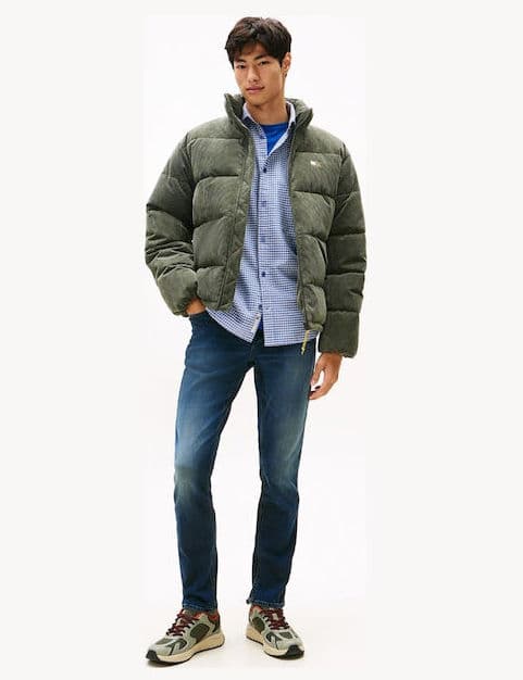 Ανδρικό Layla Slim Τζιν Navy Μπλε Tommy Jeans DM0DM22154-1BK