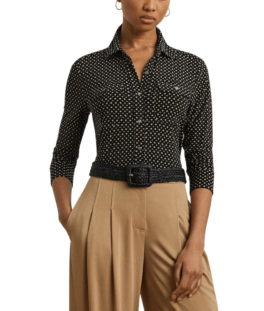 Γυναικείο Corwin Πουκάμισο Μαύρο Ralph Lauren 200971090001-001