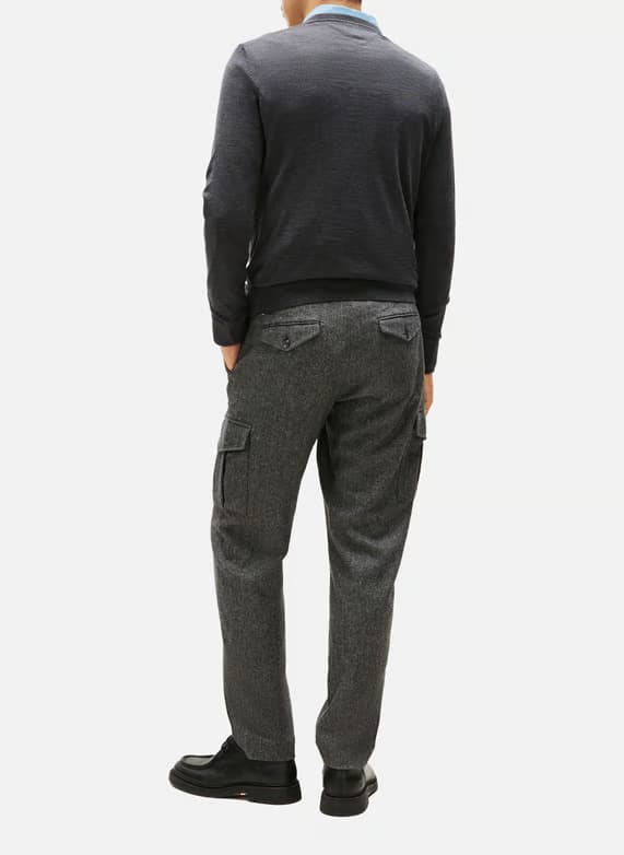 Ανδρικό Πουλόβερ Γκρι Tommy Hilfiger MW0MW39775-P92