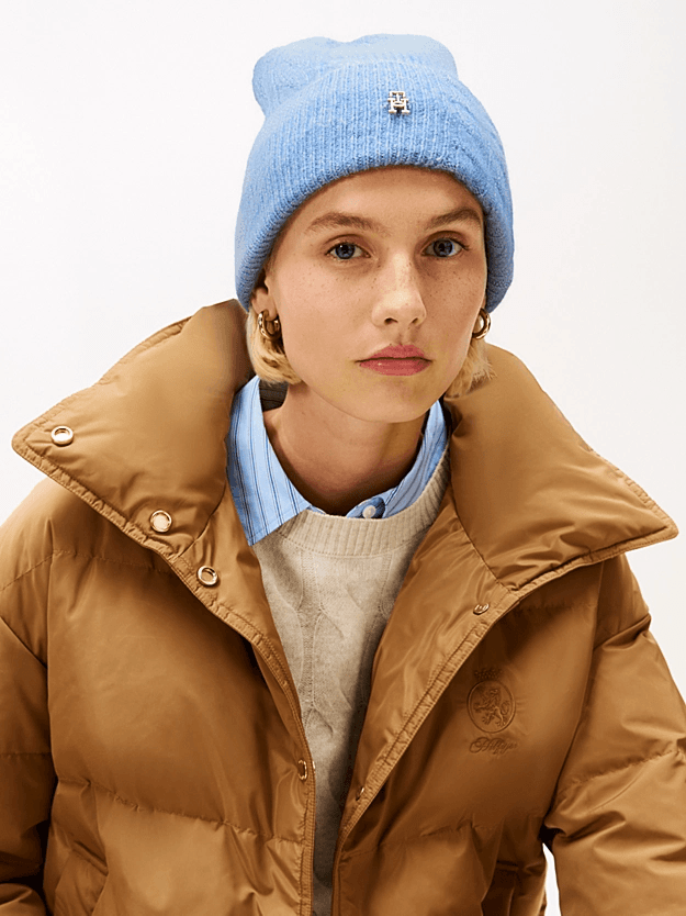 Γυναικείο Σκουφάκι Γαλάζιο Tommy Hilfiger AW0AW17784-C2B