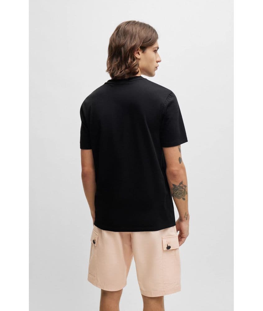 T-SHIRT HUGO DULIVIO BLACK HUGO BOSS