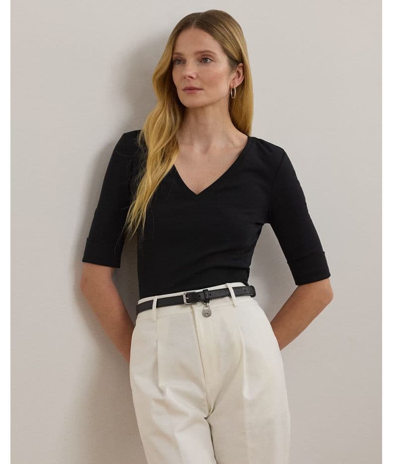 Γυναικείο Judy T-shirt Μαύρο Ralph Lauren 200815843003-001