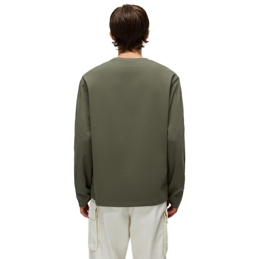 Ανδρικό Μακρυμάνικο Salis T-shirt Λαδί Napapijri NP0A4HN7-G0A1