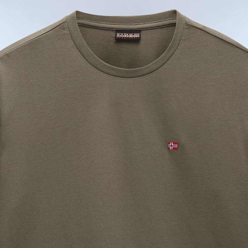 Ανδρικό Μακρυμάνικο Salis T-shirt Λαδί Napapijri NP0A4HN7-G0A1