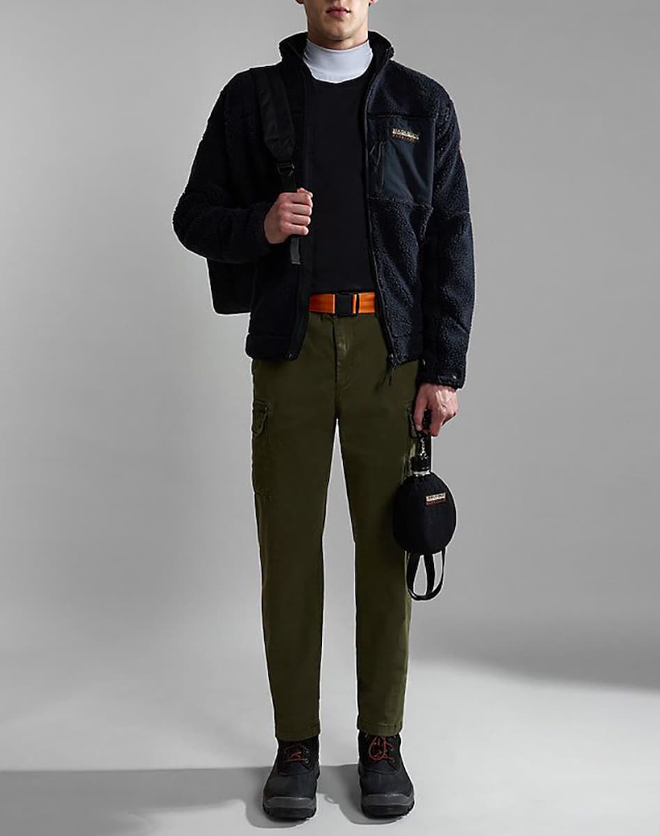 Ανδρικό Μακρυμάνικο Salis T-shirt Μαύρο Napapijri NP0A4HN7-0411