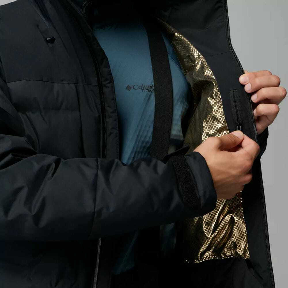 Ανδρικό Glacier Ridge Down Μπουφάν Μαύρο Columbia 2134761-010