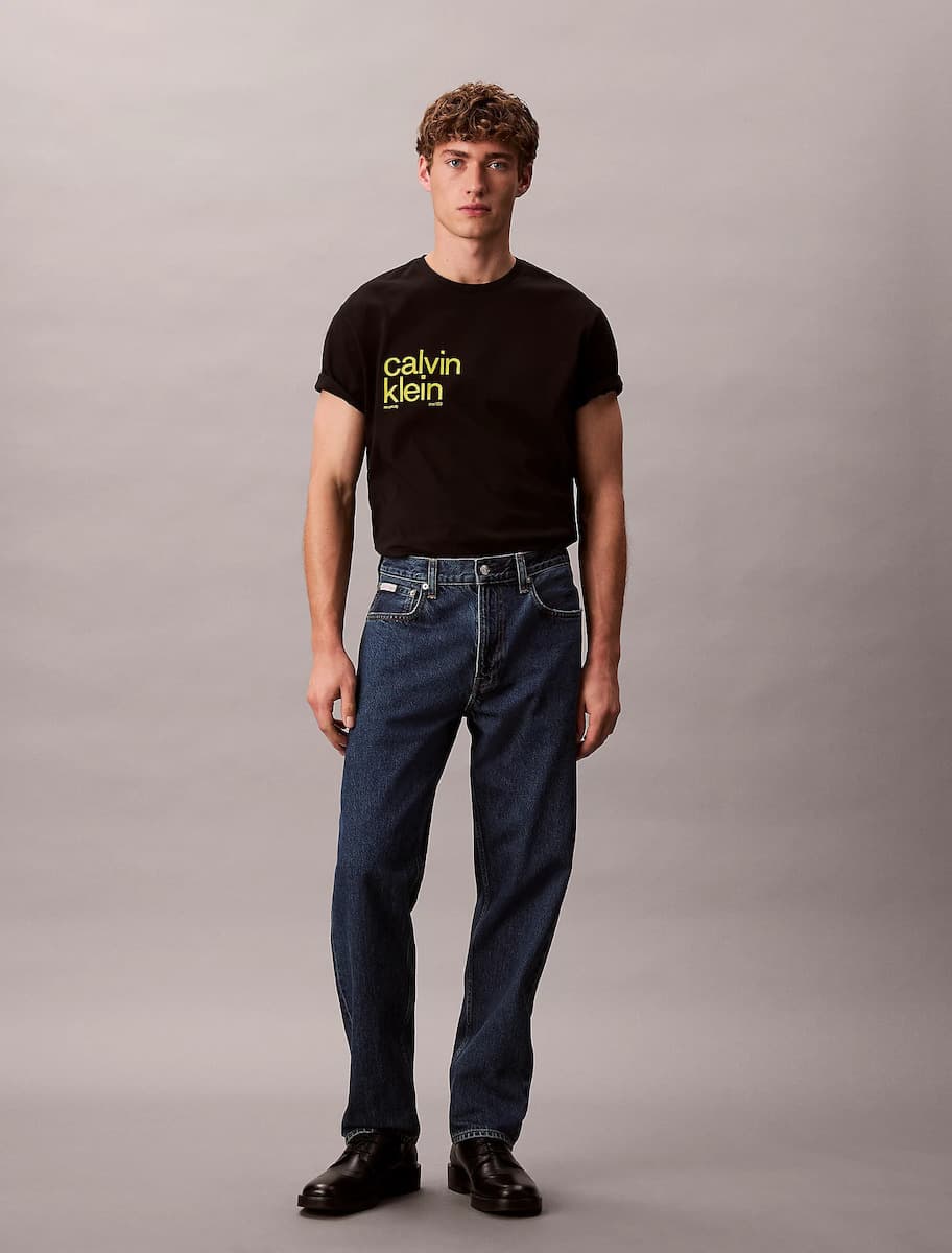 Ανδρικό T-shirt Μαύρο Calvin Klein LV04RD810G-UB1