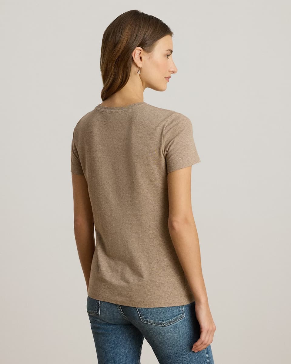 Γυναικείο Katlin T-shirt Μπεζ Ralph Lauren 200980286001-BEIGE HTR