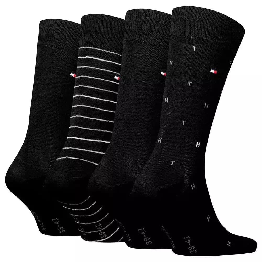 Ανδρικό Σετ Κάτσες 4 Τεμαχίων Μαύρες Tommy Hilfiger 701235375-002 BLACK