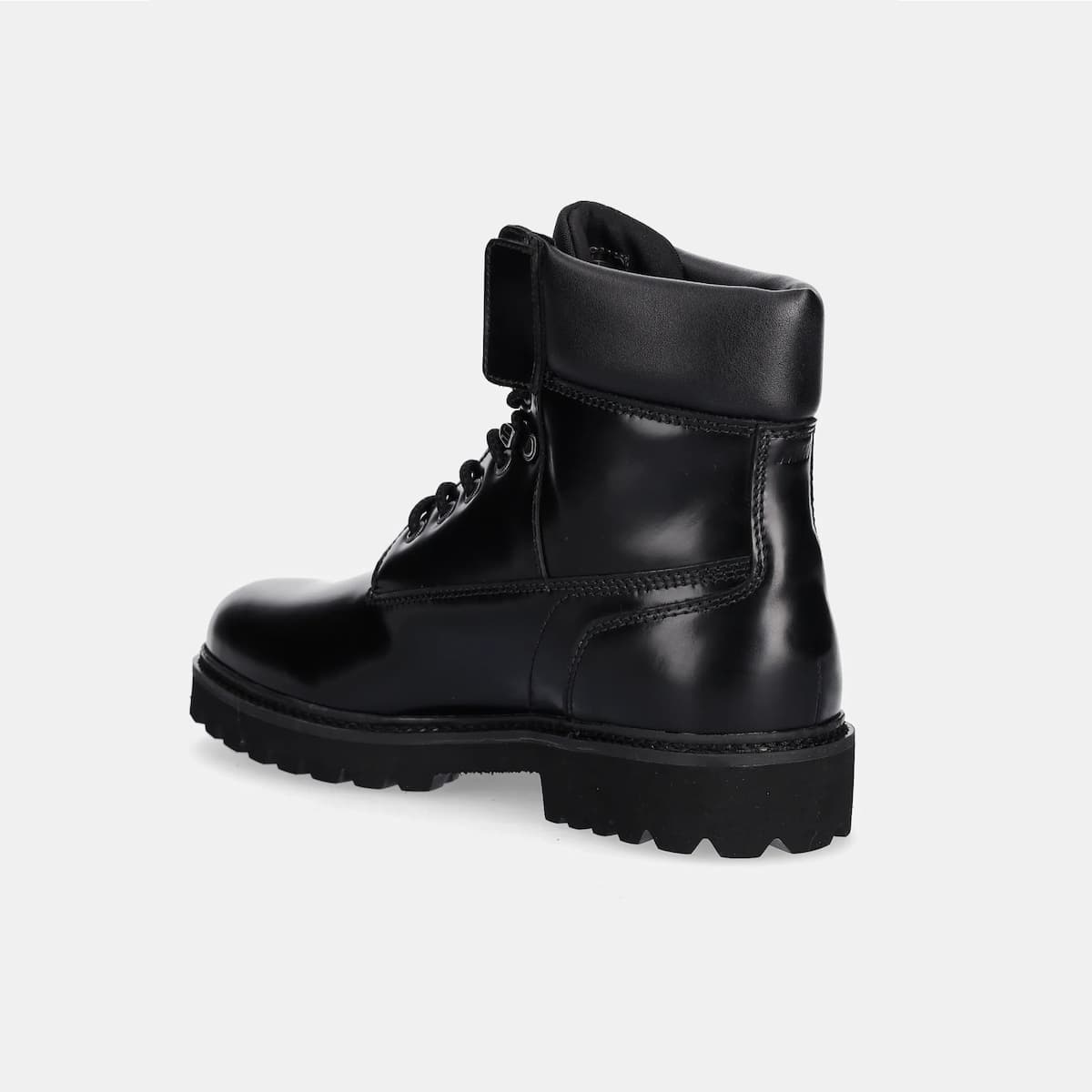 Ανδρικές Δερμάτινες Draven Μπότες Μαύρες Hugo 50552712-001