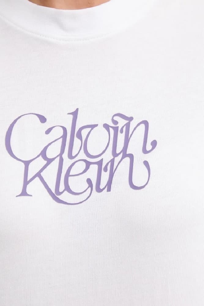 Γυναικείο T-shirt Λευκό Calvin Klein LV047D210G-YAA