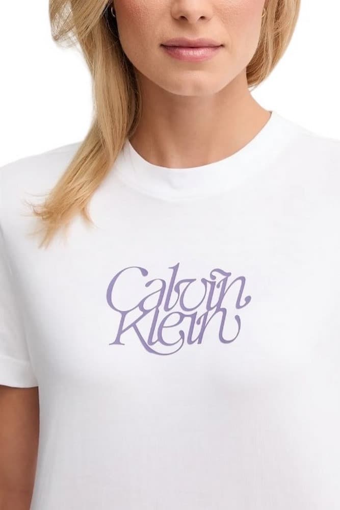 Γυναικείο T-shirt Λευκό Calvin Klein LV047D210G-YAA