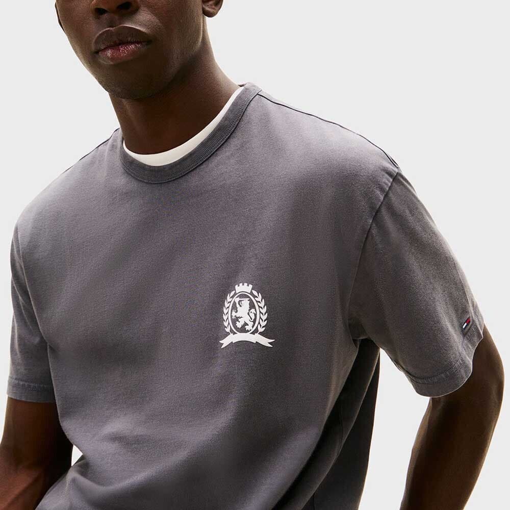 Ανδρικό T-shirt Μαύρο Tommy Jeans DM0DM21986-BDS