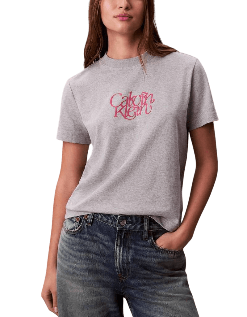 Women's T-Shirts Calvin Klein Gray