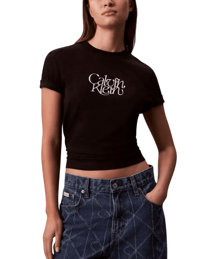 Women's T-Shirts Calvin Klein Gray